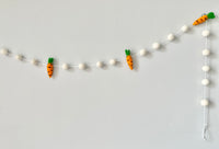 Bunny Tail & Carrot Garland