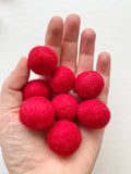 Most Popular Christmas - 2.5 cm Felt Balls