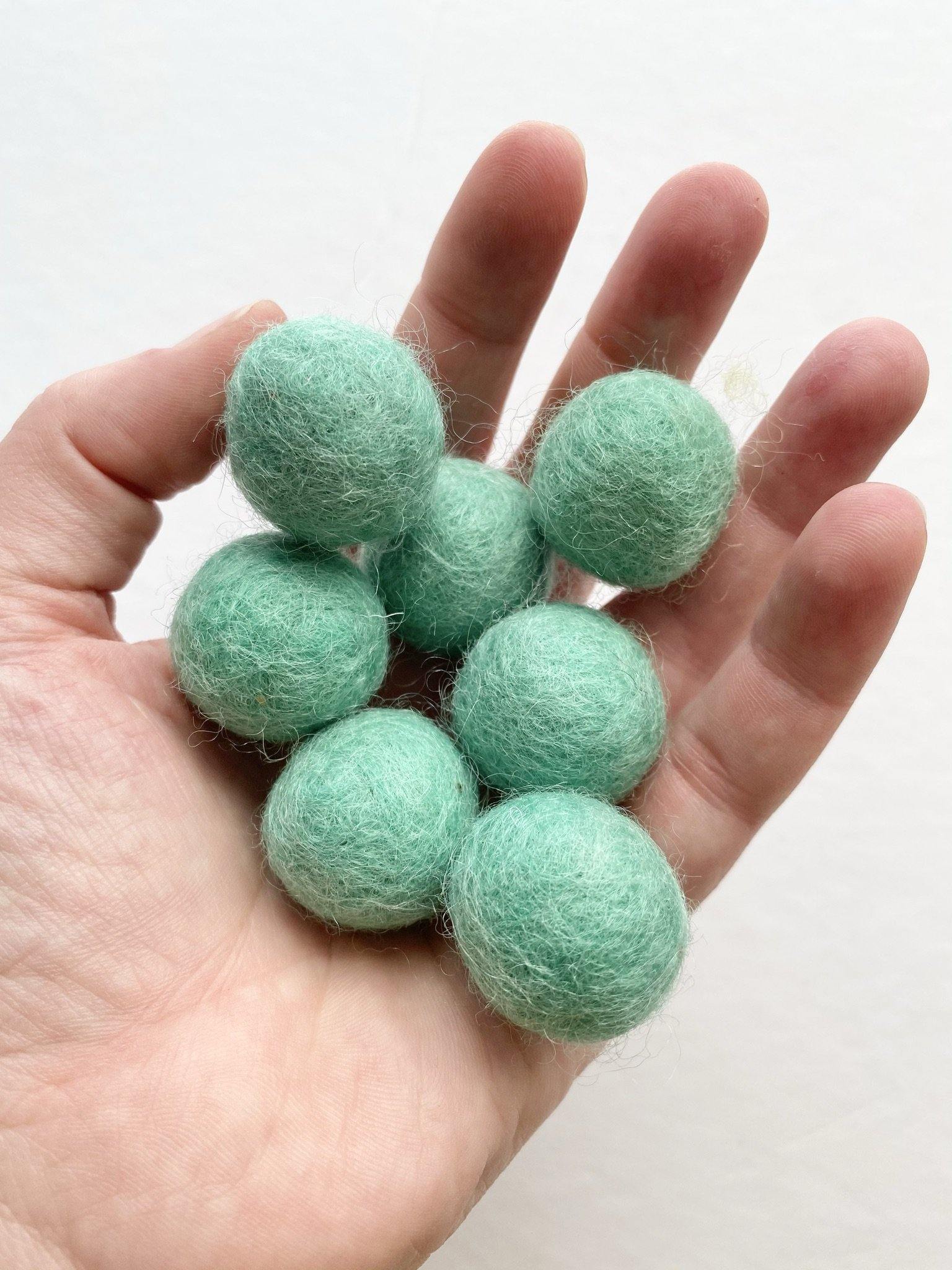 Pastel Easter - 2 cm Felt Pom Pom Balls - Wool Jamboree