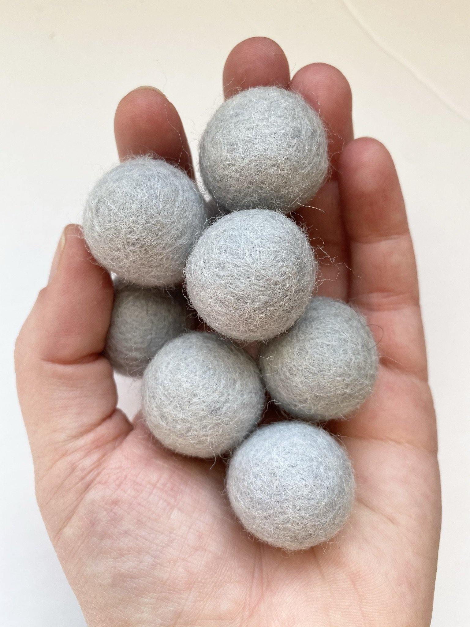 Boys Nursery Room - 2 cm Felt Pom Pom Balls - Wool Jamboree