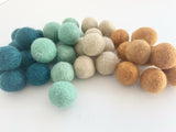 Sedona - 2 cm Felt Pom Pom Balls - Wool Jamboree