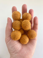 Autumn Harvest - 2.5 cm Felt Balls