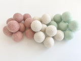Soft Nursery - 2 cm Felt Pom Pom Balls - Wool Jamboree