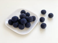Natuical Scheme - 2 cm Felt Pom Pom Balls - Wool Jamboree