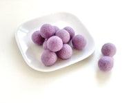Lilac - 2 cm Felt Pom Pom Balls - Wool Jamboree