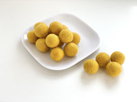 Gold - 2 cm Felt Pom Pom Balls - Wool Jamboree