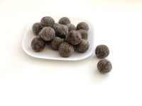 Heather Brown - 2 cm Felt Pom Pom Balls - Wool Jamboree