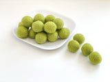 Lime Green - 2 cm Felt Pom Pom Balls - Wool Jamboree