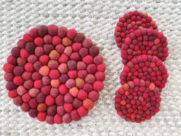Red Trivet &/or Coaster - Redheadnblue