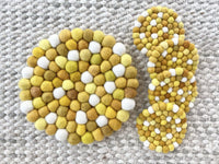 Yellow Trivet &/or Coaster - Redheadnblue