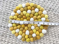 Yellow Trivet &/or Coaster - Redheadnblue