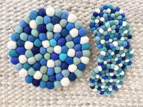 Blue Trivet &/or Coaster - Redheadnblue
