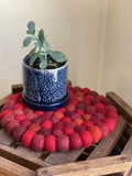 Red Trivet &/or Coaster - Redheadnblue