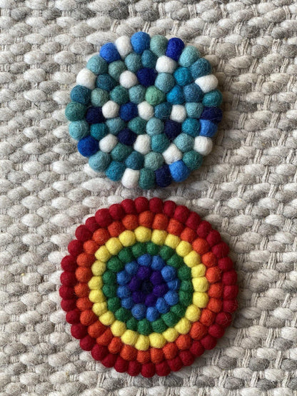 Blue Trivet &/or Coaster - Redheadnblue