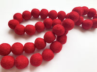 Solid Red Garland - Redheadnblue