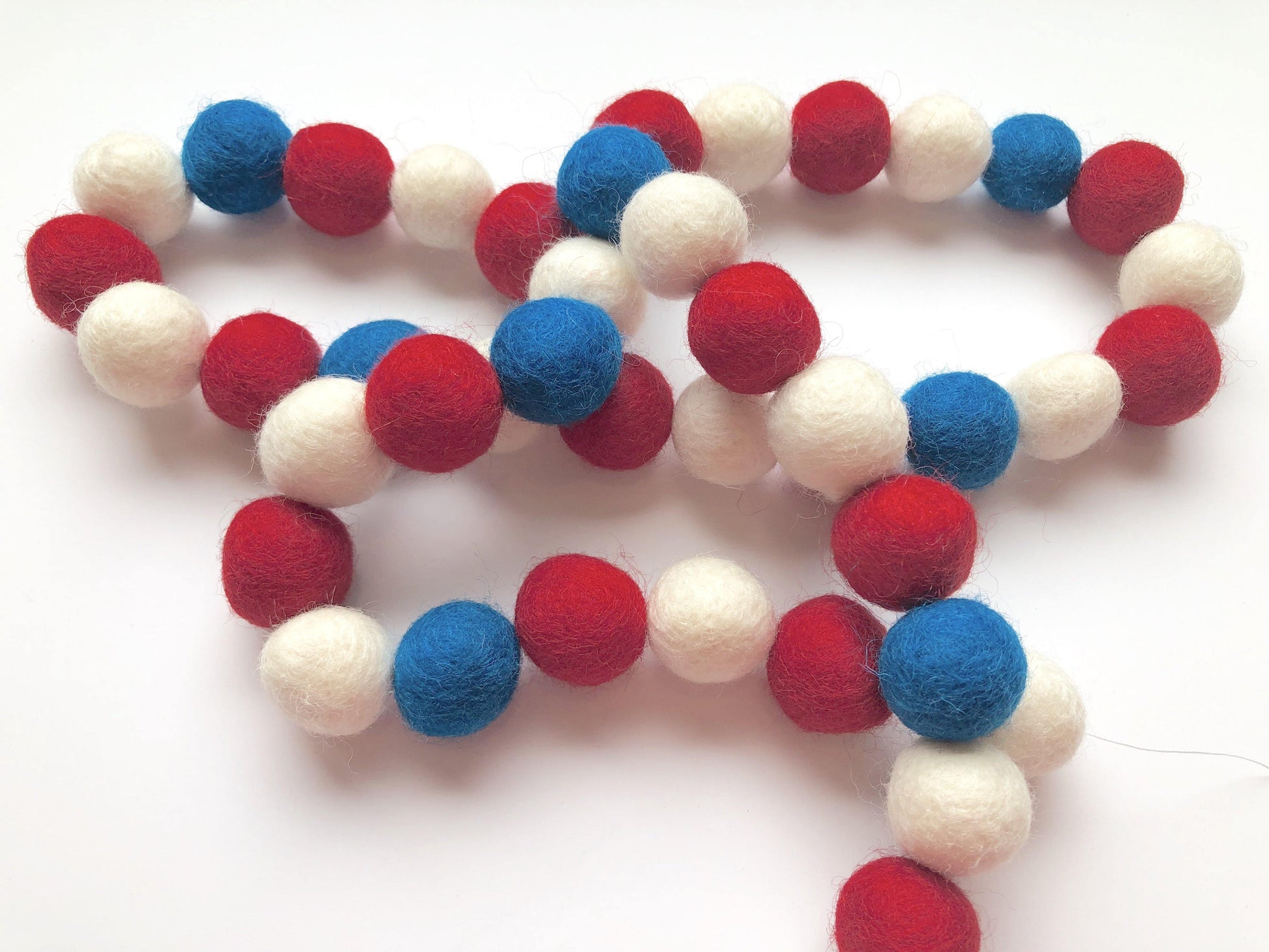 American Flag Garland - Redheadnblue