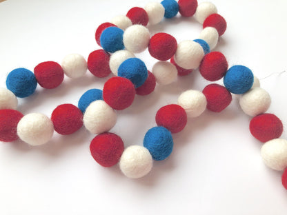 American Flag Garland - Redheadnblue