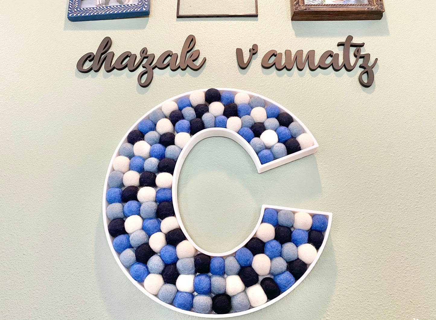Felt Ball Letter C
