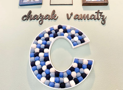 Felt Ball Letter C