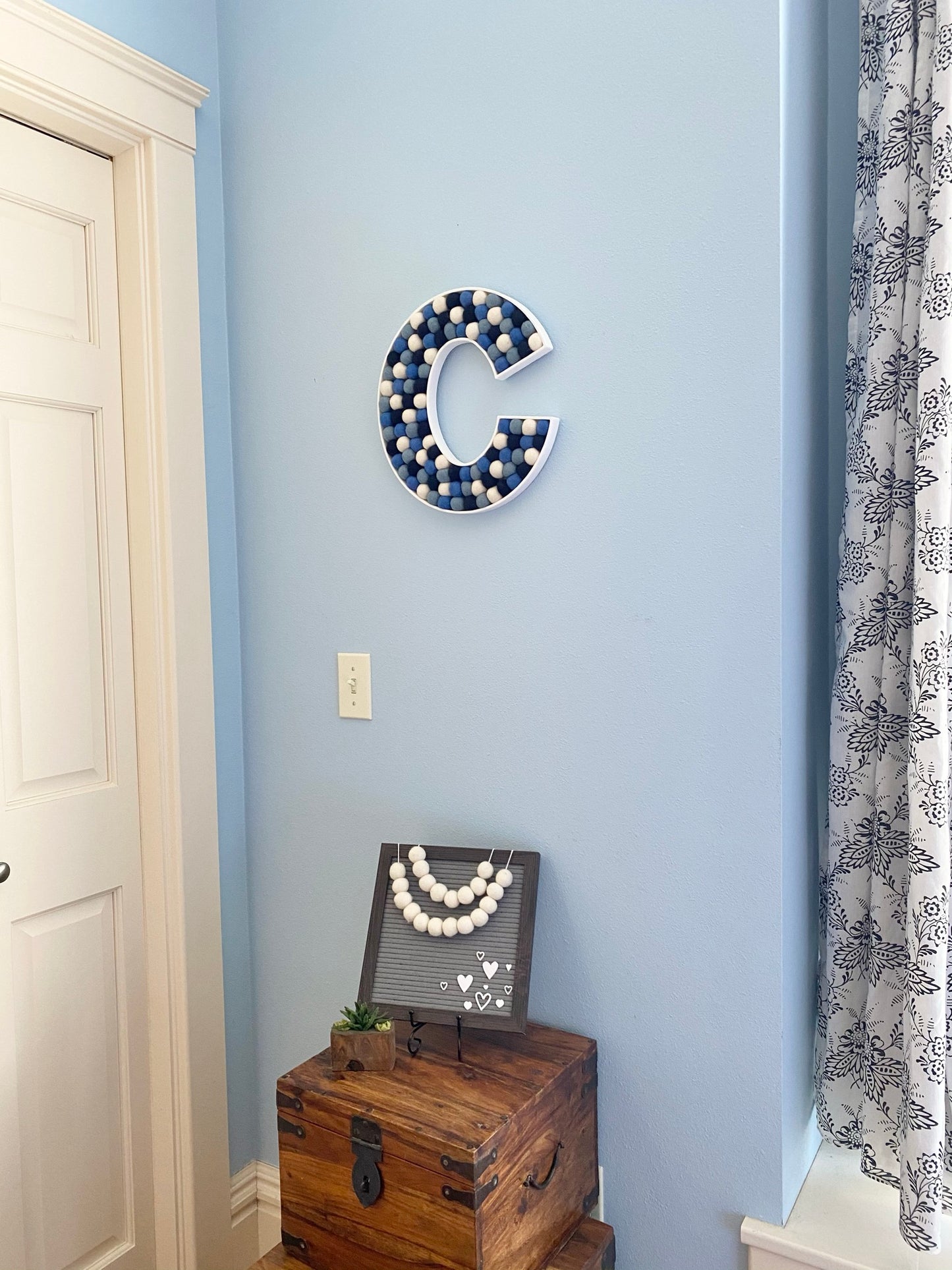 Felt Ball Letter C