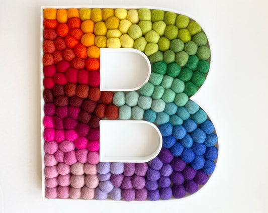 Felt Ball Letter B