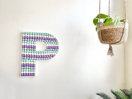 Felt Ball Letter P