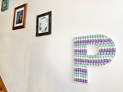 Felt Ball Letter P