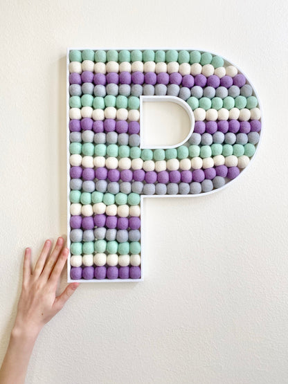 Felt Ball Letter P