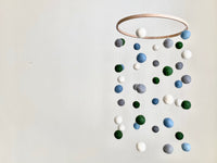 Woodland Felt Ball Ceiling Mobile