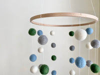 Woodland Felt Ball Ceiling Mobile