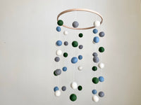 Woodland Felt Ball Ceiling Mobile
