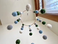 Woodland Felt Ball Ceiling Mobile