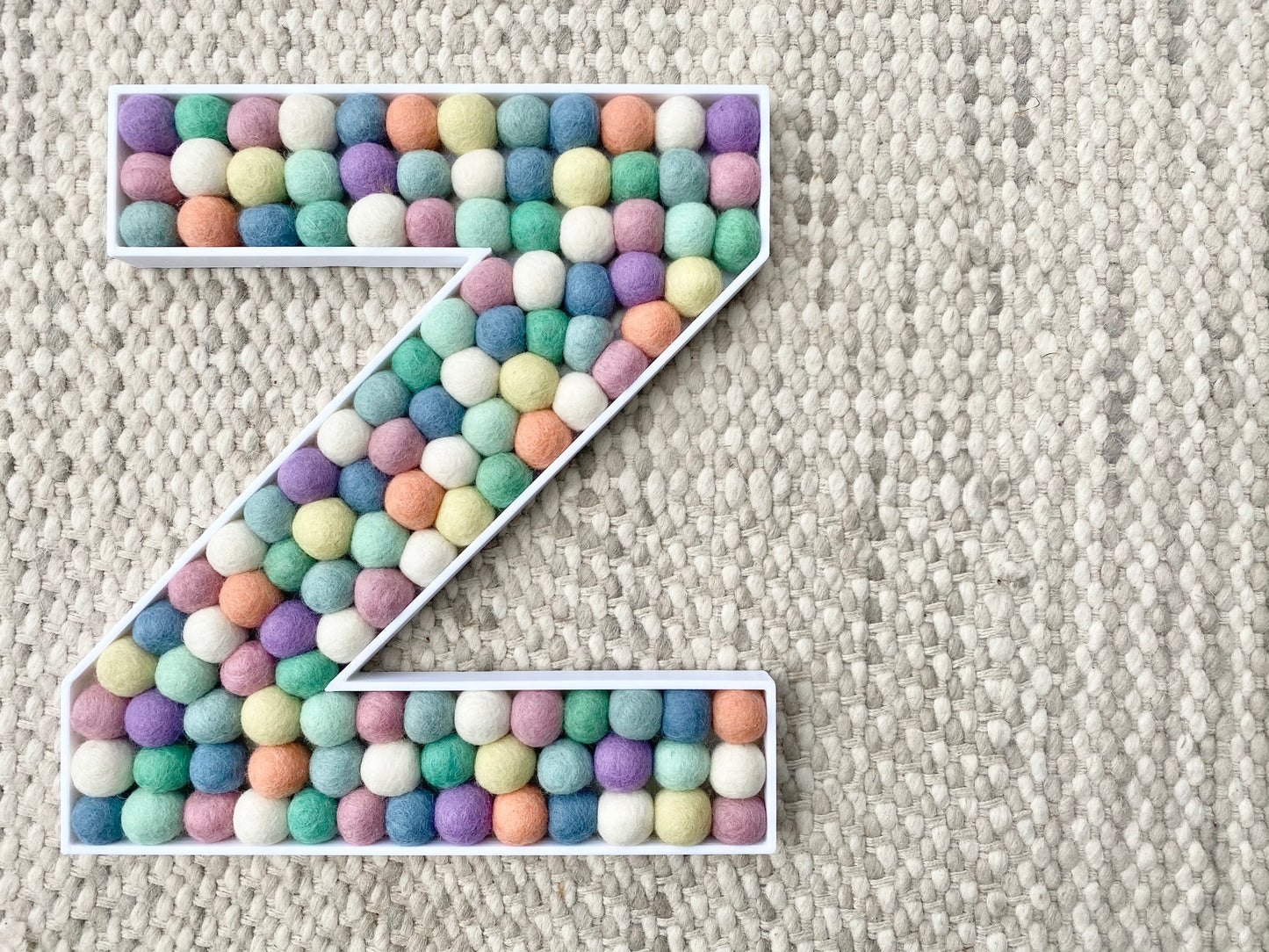 Felt Ball Letter Z