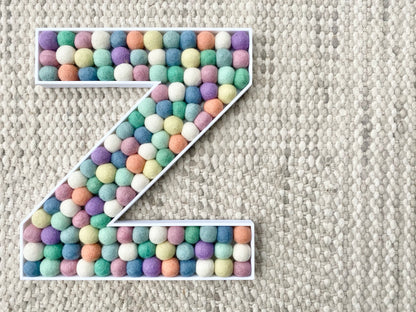 Felt Ball Letter Z