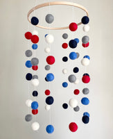 Custom Felt Ball Ceiling Mobile