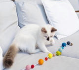 Felt Ball Fishing Cat Toy