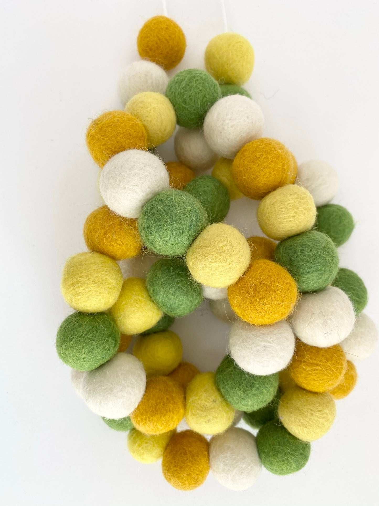 Dandelion Felt Ball Garland