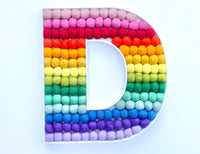 Felt Ball Letter D
