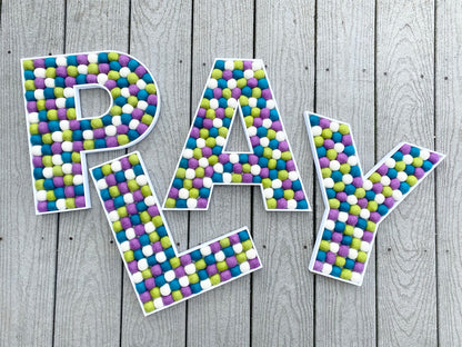 Felt Ball Letter Y