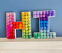 Felt Ball Letter H