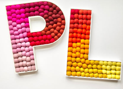Felt Ball Letter P