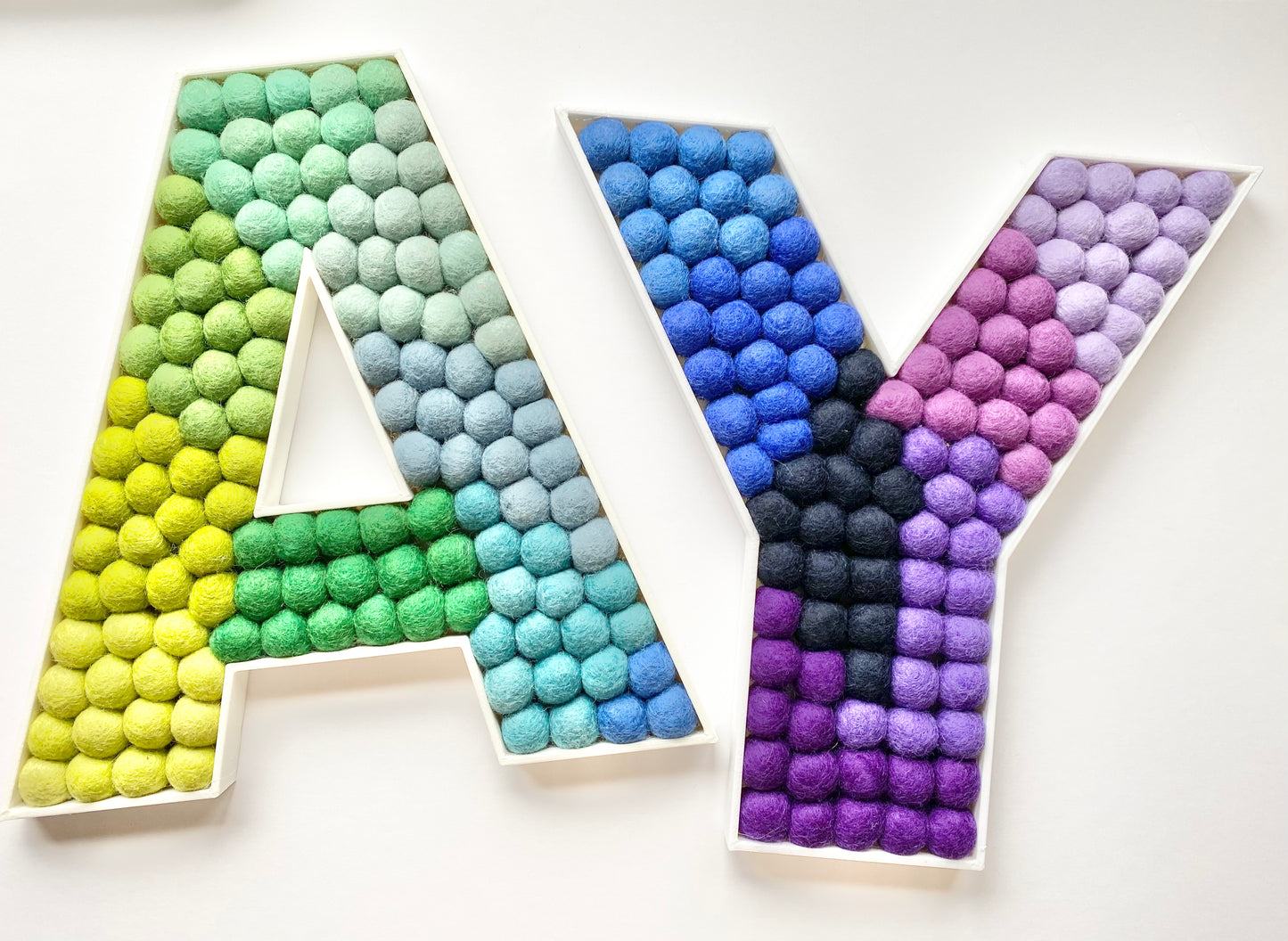 Felt Ball Letter Y