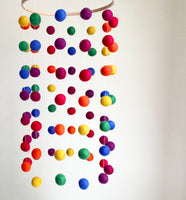 Spiral Rainbow Ceiling Mobile