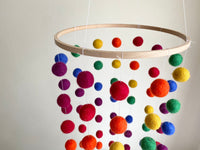 Spiral Rainbow Ceiling Mobile