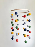 Rust Navy Gold Ceiling Mobile
