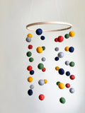 Rust Navy Gold Ceiling Mobile