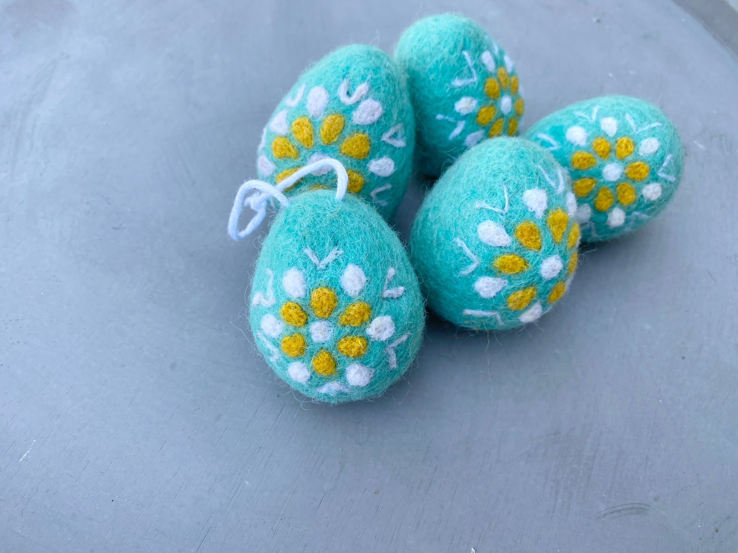 Felt Egg Ornaments