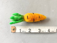 Felted Carrots