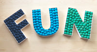 FUN Felt Ball Letters