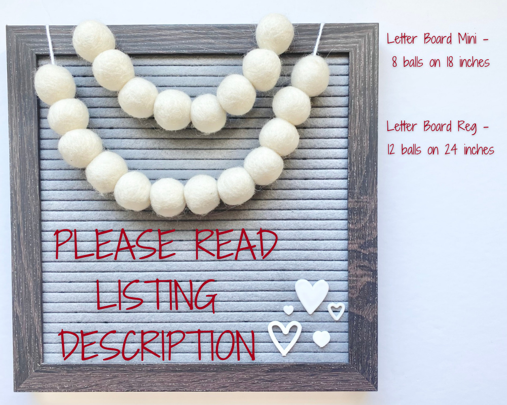 Summer Berry Felt Ball Garland